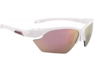 ALPINA Cyklistické okuliare Twist Five HR S CM+ biele matné