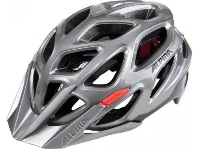 Alpina Mythos 3.0 helmet darksilver/black/red