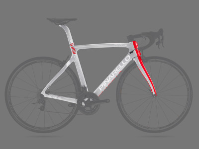 Pinarello GAN S road frame gray red