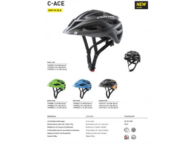 CRATONI C-ACE | green matt helmet, model 2020
