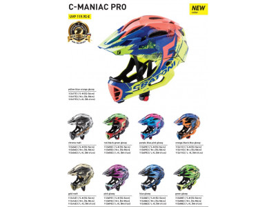 CRATONI C-Maniac Pro Helm, Modell 2019, lila-blau-pink