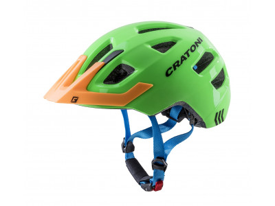 CRATONI Maxster Pro, children&#39;s helmet, green-orange-blue