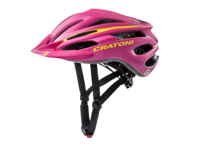 CRATONI PACER Helm rosa-gelb matt, Modell 2019