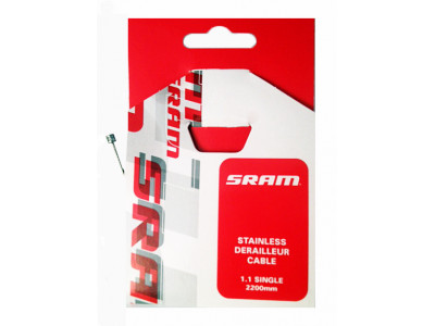 SRAM 1.1 Stainless shift cable, Ø-1.1 x 2200 mm, stainless steel