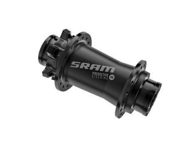 SRAM MTB náboj predný, Predictive Steering 24 dier, Black, 6 skrutiek, diskový, Straight Pull