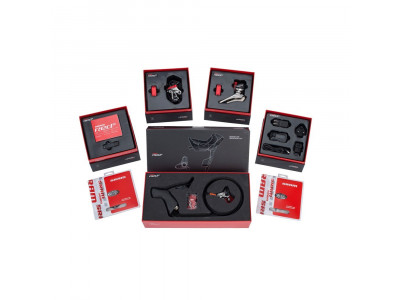 Grupa elektronicznaniki SRAM Red eTap HRD WiFLi Group (hydrauliczne dźwignie zmiany biegów/hamulca z hamulcami)