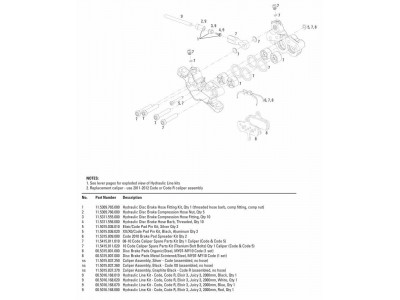 SRAM Wąż do hamulców hydraulicznych - Guide RSC / Guide RS / Guide R / DB5 / Level TL, 2000mm, nierdzewny, biały, 1