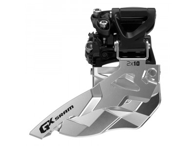 SRAM GX első váltókar, 2x10, felső húzás, hajtómű szerelésű Direct Mount