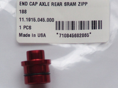 Zip Axle End Cap Rear Zip 188 SRAM/Shimano