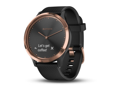 Garmin vívomove HR, Sport, Black-Rose Gold, S/M