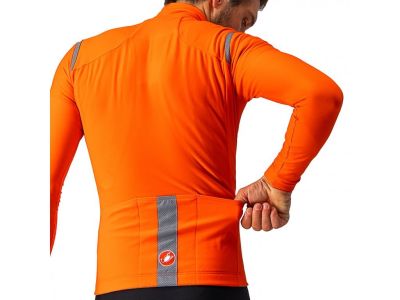 Koszulka rowerowa Castelli TUTTO NANO RoS, czerwono-pomarańczowa