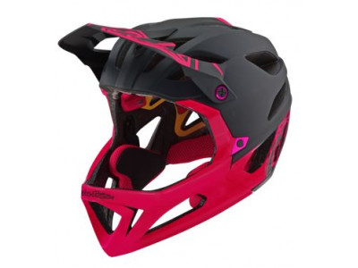 Troy Lee Designs Stage Mips Helmet Stealth Black / Pink