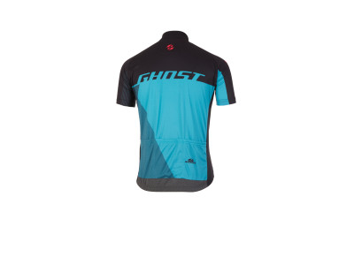 Koszulka rowerowa GHOST Performance Evo, czarno-niebieska