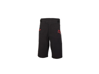 Pantaloni scurți GHOST MTN Ride Line negru / roșu
