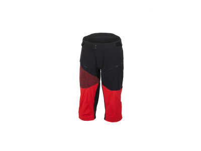 Ghost Shorts Ridge Line nohavice, čierna/červená