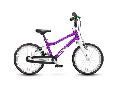 woom 3 16 detský bicykel, fialová
