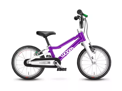 woom 2 14 children's bicycle, purple