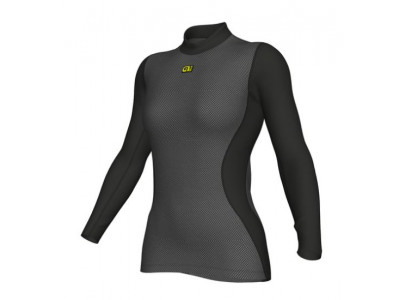 Damska funkcjonalna koszulka z długim rękawem ALÉ Bioceramic Lady Clothes w kolorze szarym