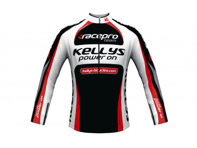 Koszulka rowerowa Kellys Jersey PRO Team z długim rękawem, czerwona