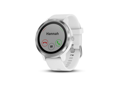 Garmin vívoactive 3, White Silicone, Stainless Steel
