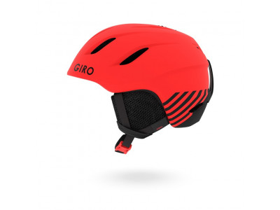 Giro Nine Jr Mat Bright Red Zoom ski helmet