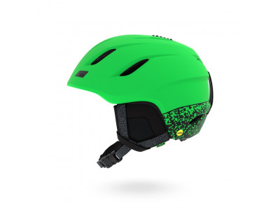 Giro Nine MIPS Mat Bright Green ski helmet