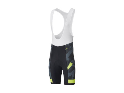 Shimano Team pants with suspenders yellow
