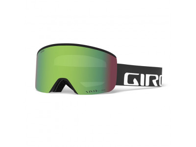GIRO Axis Black Wordmark Vivid Emerald/Vivid Infrared (2Sklá) lyžiarske okuliare