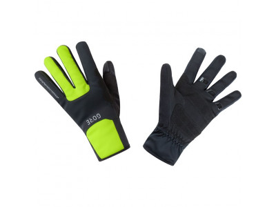 GORE M WS Thermo rukavice, černá/neonově žlutá