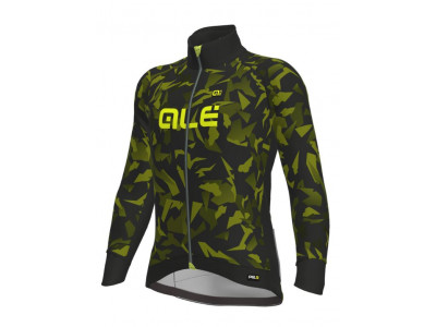 ALÉ PR-R GRAPHICS GLASS jacket, black/fluo yellow