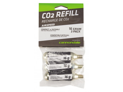 Cannondale Cartridge CO2 16 g kazettás lánckeréksorok 3 db