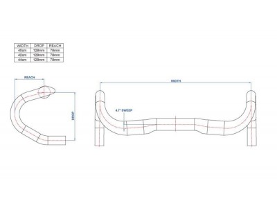 Ritchey WCS Streem II Blatte Mat road handlebars