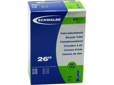 Schwalbe tube 26x1.50 / 2.10 &quot;(40 / 54-559) XX Light