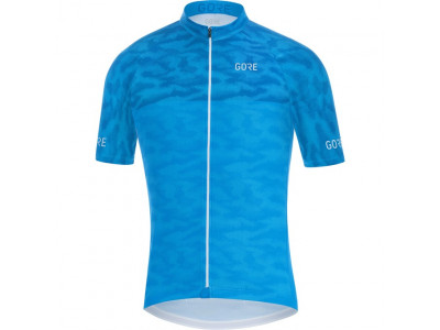 Koszulka rowerowa GOREWEAR C3 Cameleon z krótkimi rękawami, dynamiczna cyjan/ciel niebieski