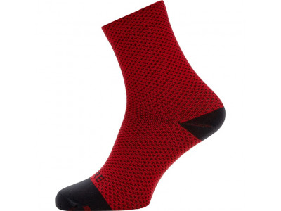 GORE C3 Optiline Mid Socks ponožky red/black 44/46