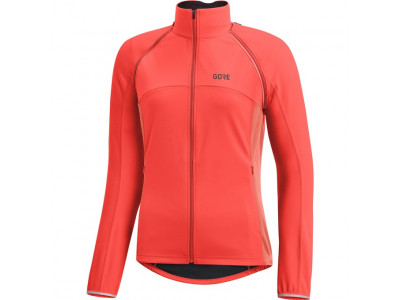 GOREWEAR C3 Women WS Phantom Zip Off Jacket jacket with removable sleeves lumi orange/coral glow
