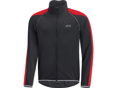 GOREWEAR C3 WS Phantom Zip Off Jacket Jacke mit abnehmbaren Ärmeln schwarz/rot