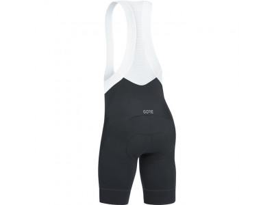 GOREWEAR C5 Bib Shorts+ bílé/černé