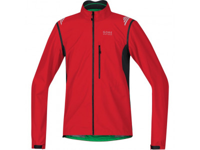 GOREWEAR Element WS Active Shell Zip Off Jacket Jacke mit abnehmbaren Ärmeln rot/schwarz