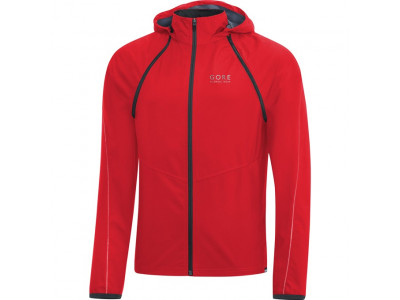 GOREWEAR Essential WS Zip Off Jacket Jacke mit abnehmbaren Ärmeln rot
