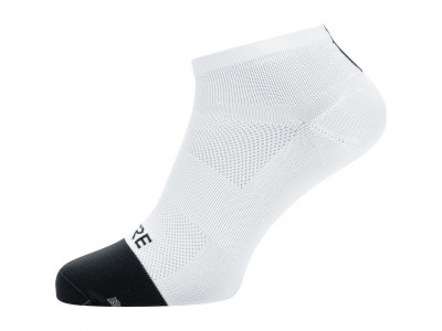 GOREWEAR M Light Short ponožky, biela/čierna