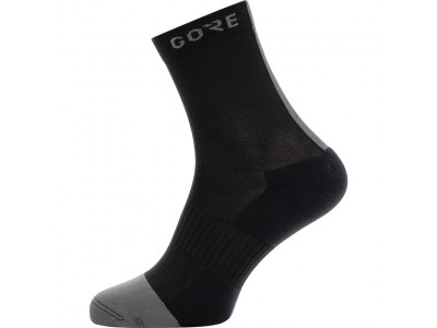 GORE M Mid ponožky, black/graphite grey