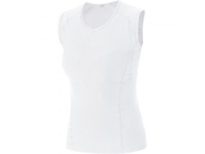 GORE M Dámské Base Layer Sleeveless Shirt termo triko white