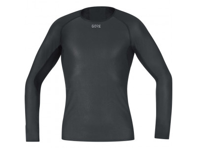 GORE M WS Base Layer Long Sleeve Shirt thermal t-shirt black