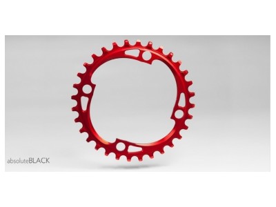 absoluteBLACK chainring, 32T, BCD104, red