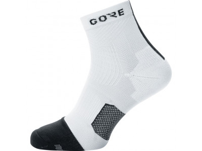 GOREWEAR R7 Mid Socken weiß/schwarz