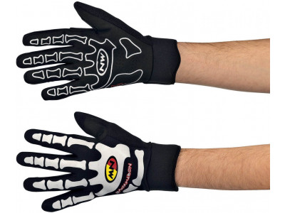Handschuhe Northwave Skeleton W Gel schwarz/weiß