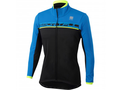 Sportful Giro Softshell jacket black/blue/fluo yellow