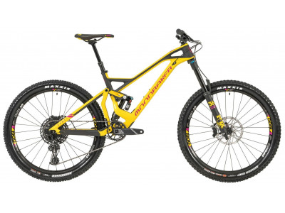 Mondraker mountain bike DUNE CARBON R 27.5, sárga/fukszia/kanalasbon, 2019