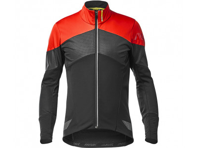Mavic Cosmic Elite Thermo men&amp;#39;s cycling jacket black / fiery red 2018